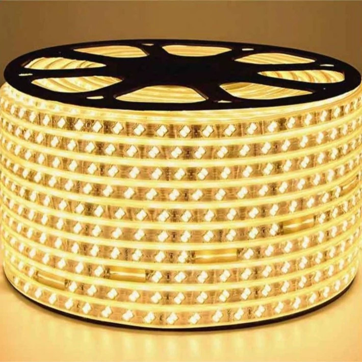 ریسه شلنگی LED دو لاین 5730 تراکم 120 رنگ زرد (آفتابی)