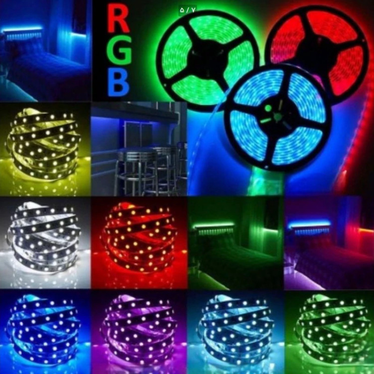 ریسه LED نواری (RGB) تراکم 30 آی پی 65 ضد آب