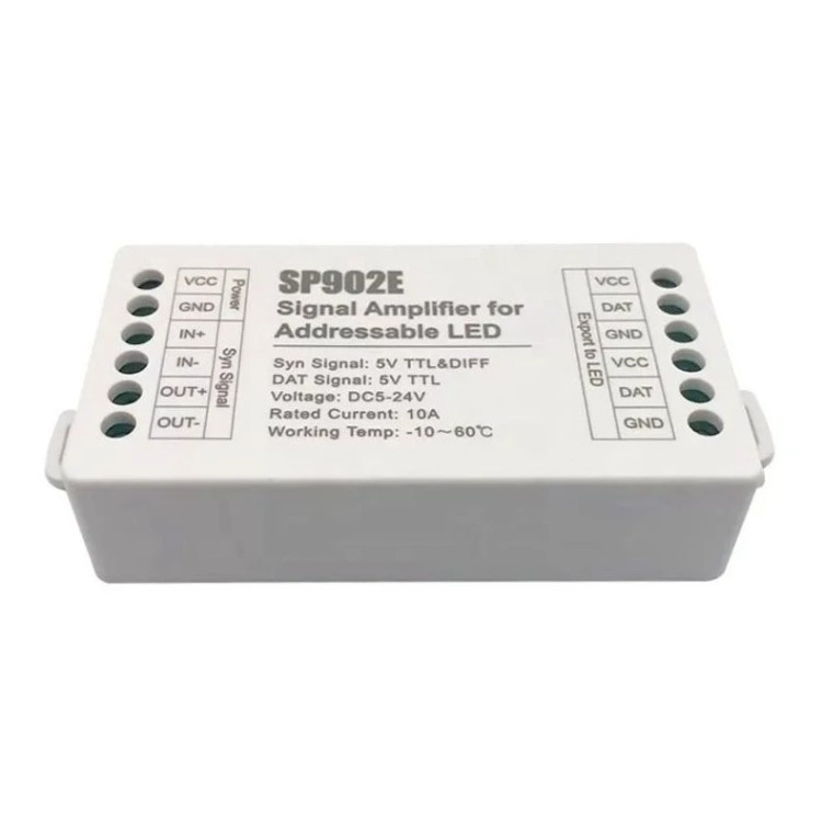 تقویت کننده دیتا برای led آدرس پذیر SP902E