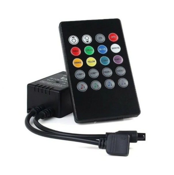 کنترلر RGB موزیکال با ریموت IR