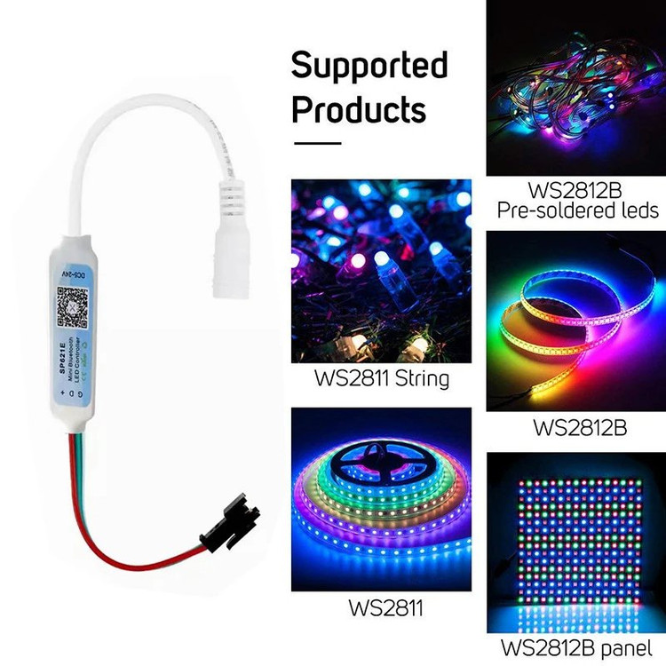 کنترلر آدامسی SP621E بلوتوثی موزیکال (RGB آیسی دار)