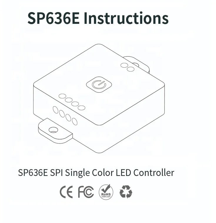 کنترلر دیجیتال موزیکال SP636E (رانینگ تک رنگ)
