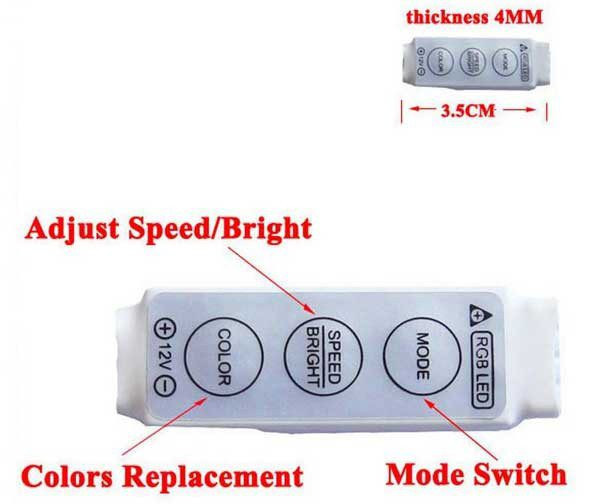 کنترلر RGB مینی بدون ریموت