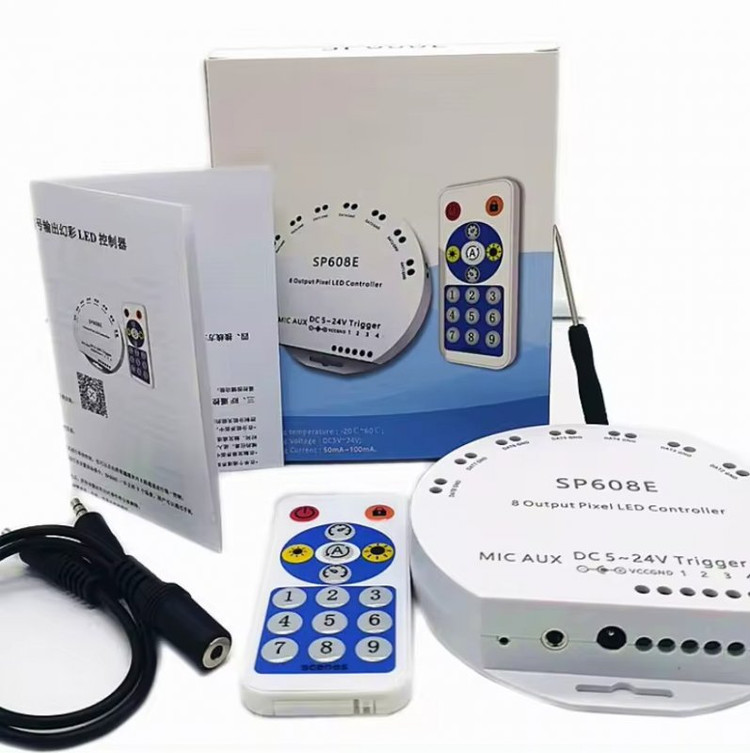 کنترلر دیجیتال SP608E بلوتوثی موزیکال 8Ch