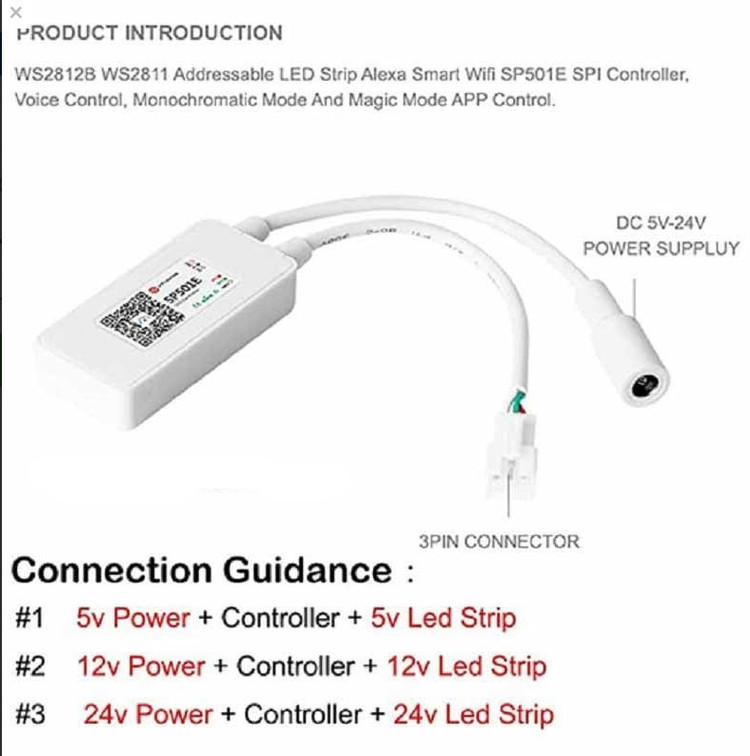 کنترلر RGBZONE SP501E WiFi LED
