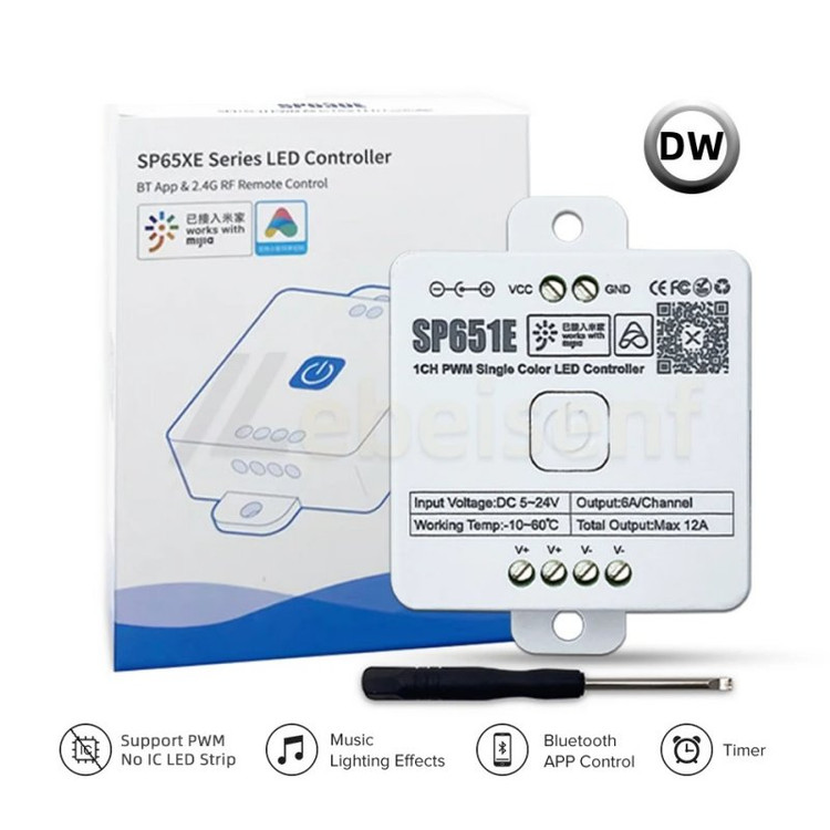 کنترلر دیمر SP651E بلوتوثی و موزیکال