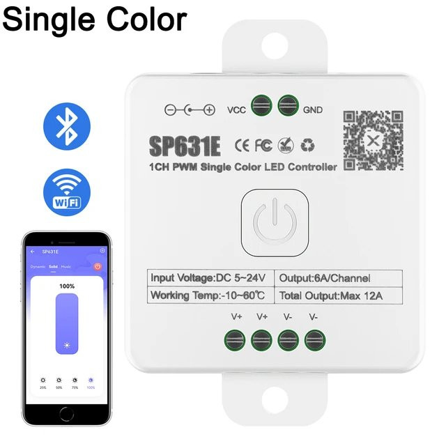 کنترلر دیمر SP631E بلوتوثی و موزیکال