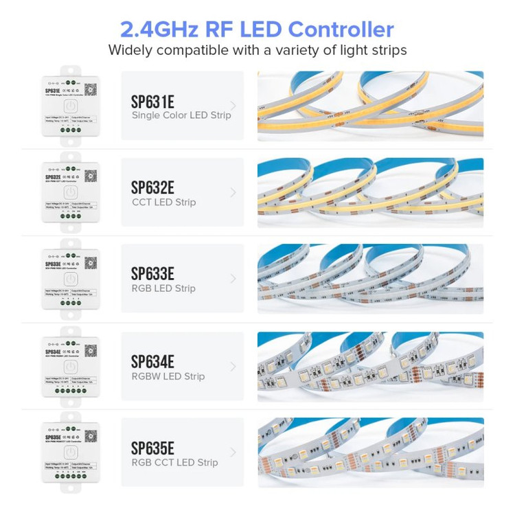 کنترلر دیمر SP631E بلوتوثی و موزیکال