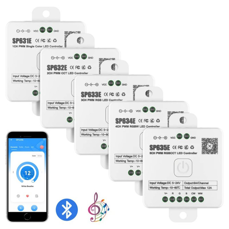 کنترلر دو کانال SP632E بلوتوثی و موزیکال