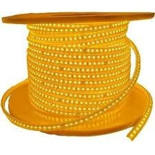 ریسه نواری SMD 220 ولت مدل 5050 رنگ زرد (انبه ای)