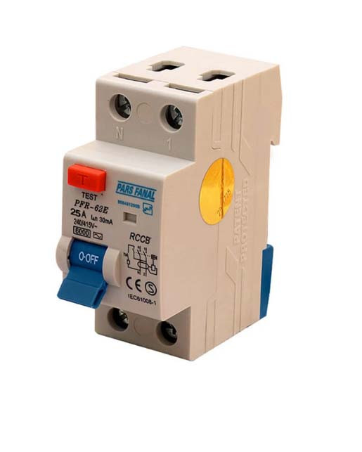 کلید محافظ جان الکترونیکی 25 آمپر پارس فانال PFR-62E/25A