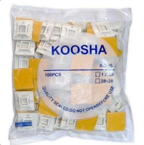پایه بست کمربندی مدل Koosha سایز 19×19 بسته 100عددی