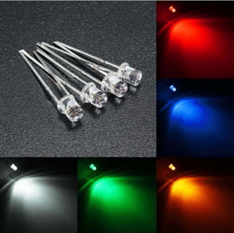 LED هایبرایت لیزری صورتی 5mm