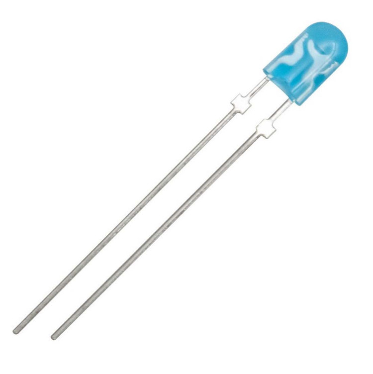 LED اوال 5mm آبی تابلو روانی بسته10 عددی