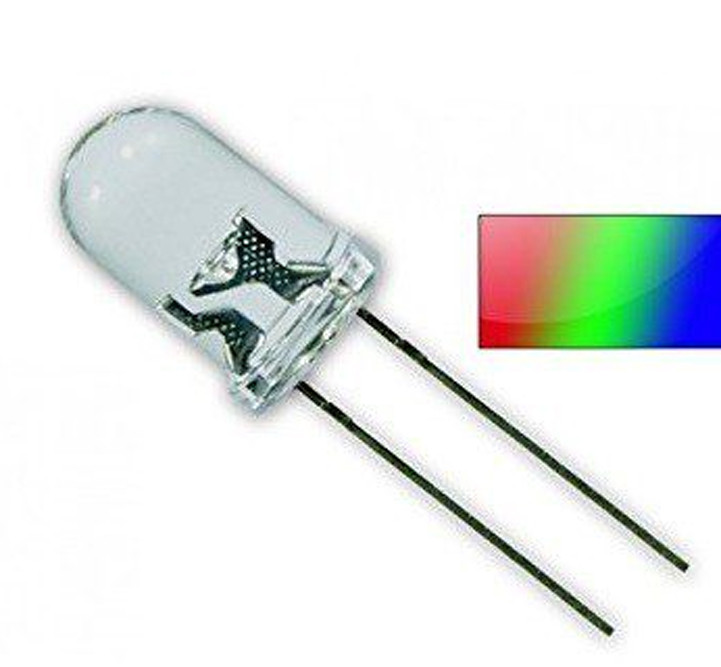 LED هایبرایت لیزری هفت رنگ برنامه دار مدل 5mm