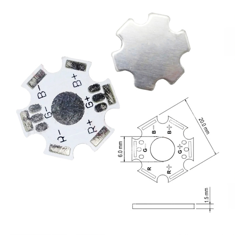 هیت سینک POWER LED RGB 6PIN